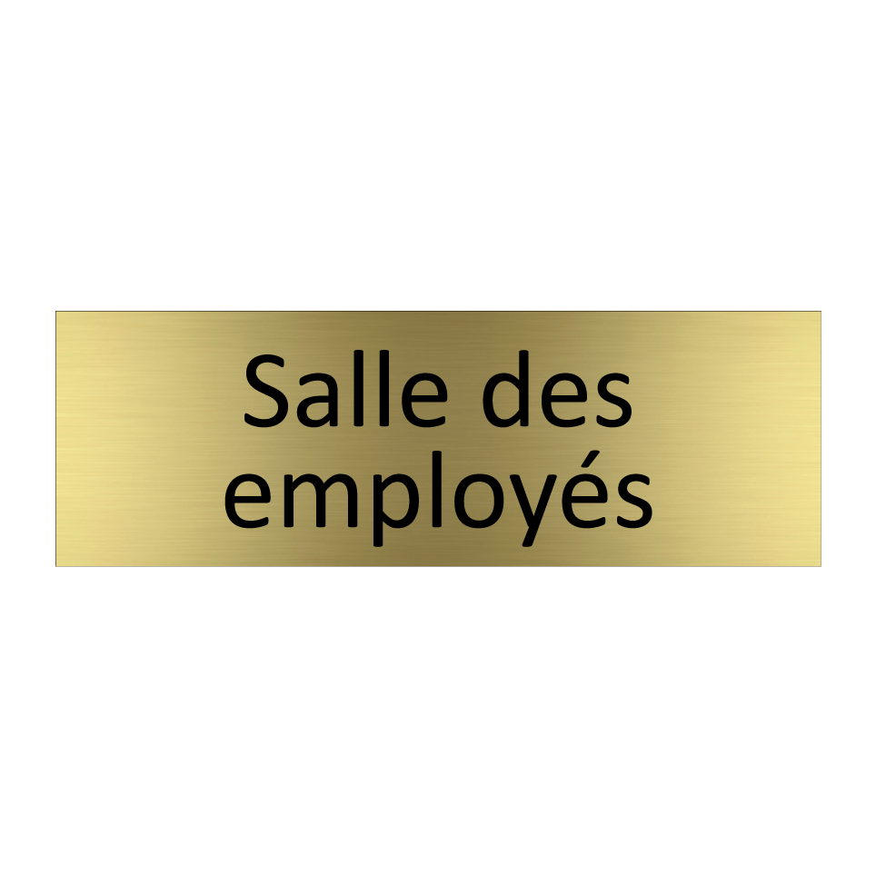 Salle des employés