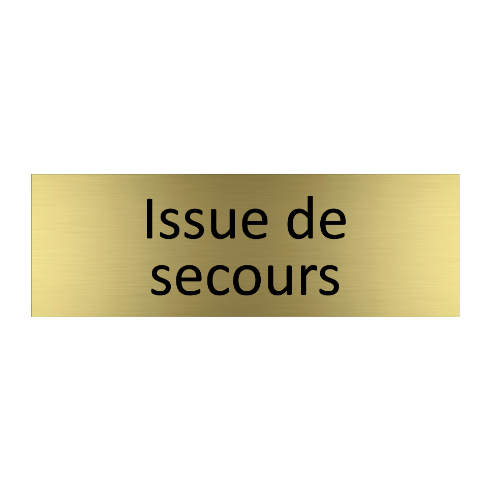 Issue de secours