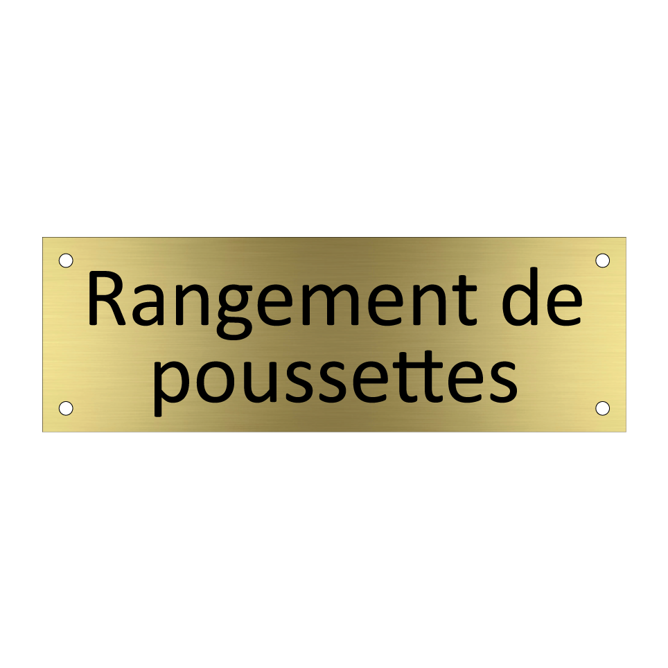 Rangement de poussettes