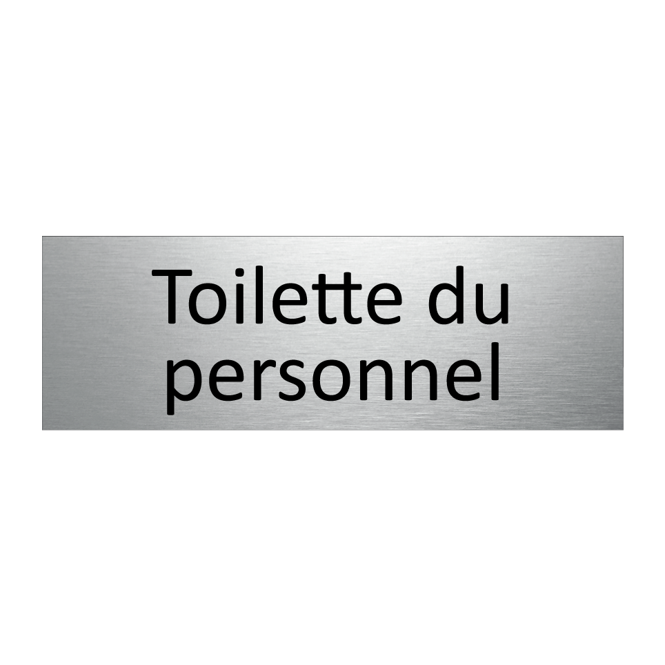 Toilette du personnel