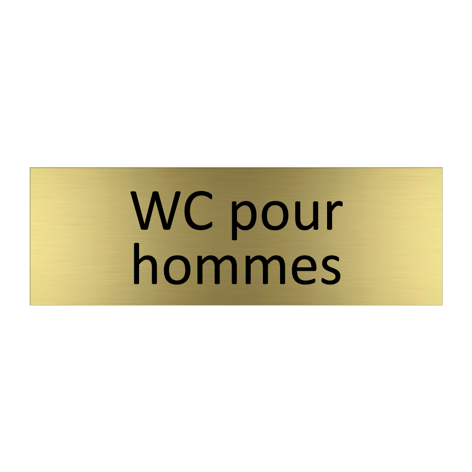 WC pour hommes