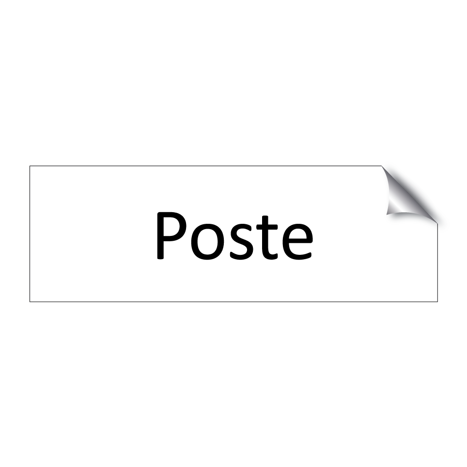 Poste & Poste & Poste