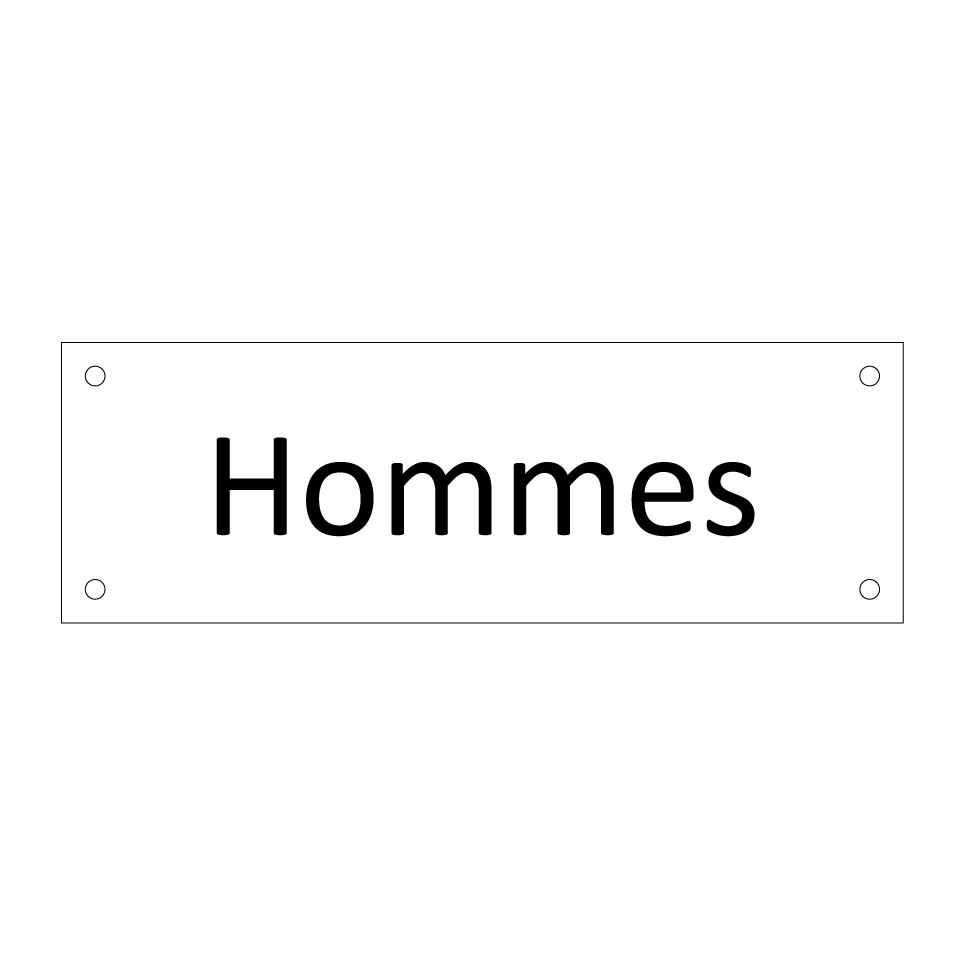 Hommes & Hommes & Hommes