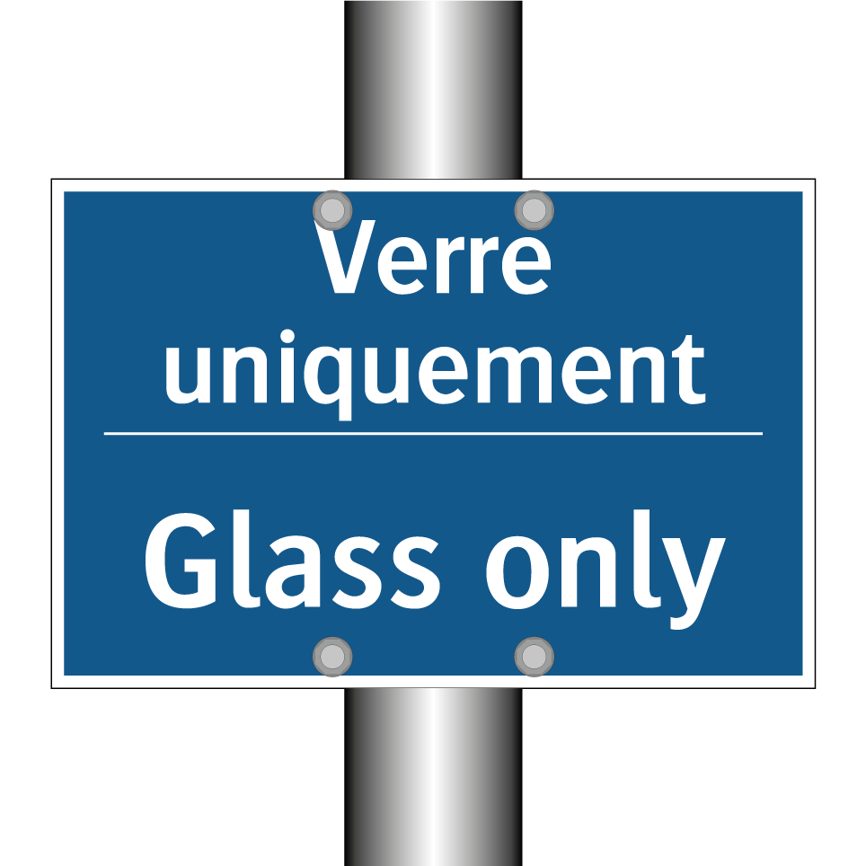 Verre uniquement - Glass only