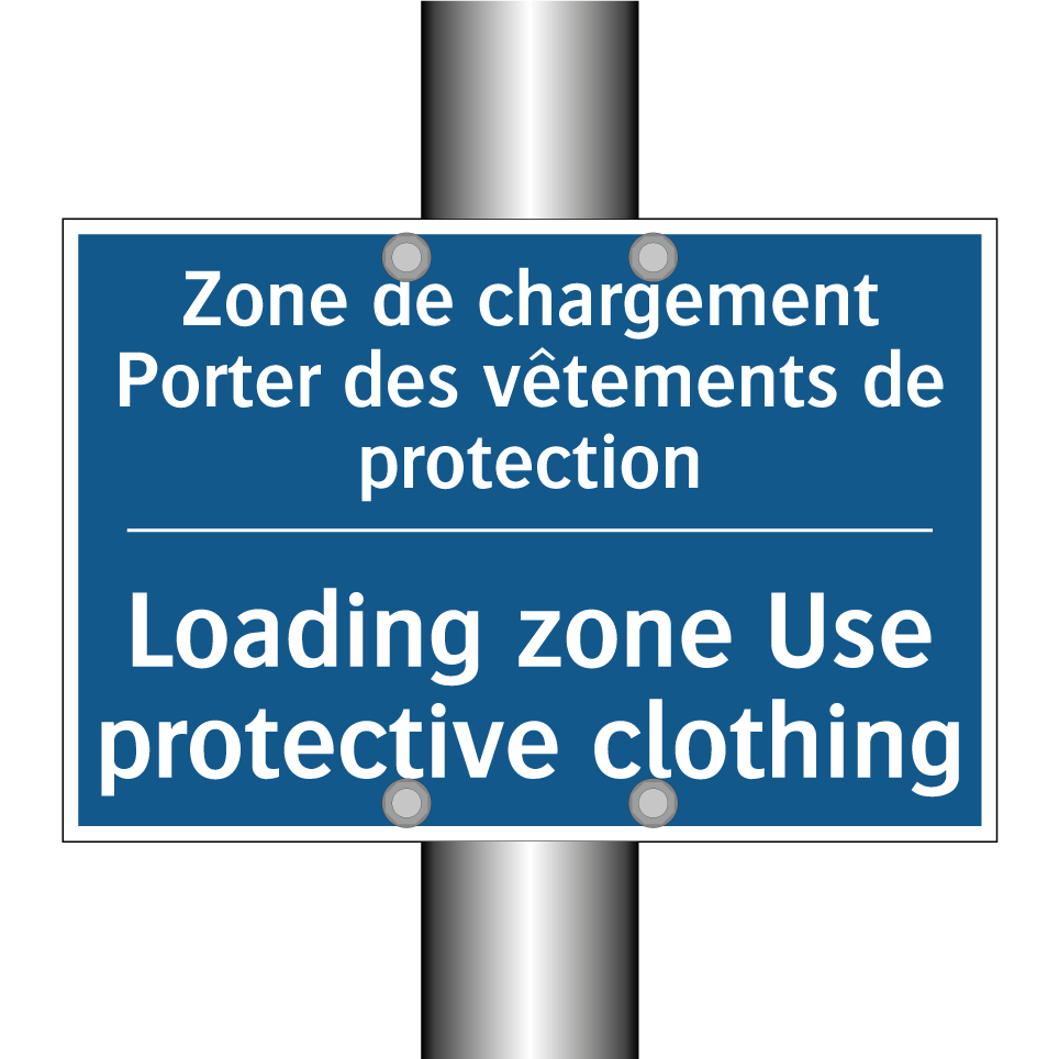 Zone de chargement Porter des /.../ - Loading zone Use protective clothing /.../
