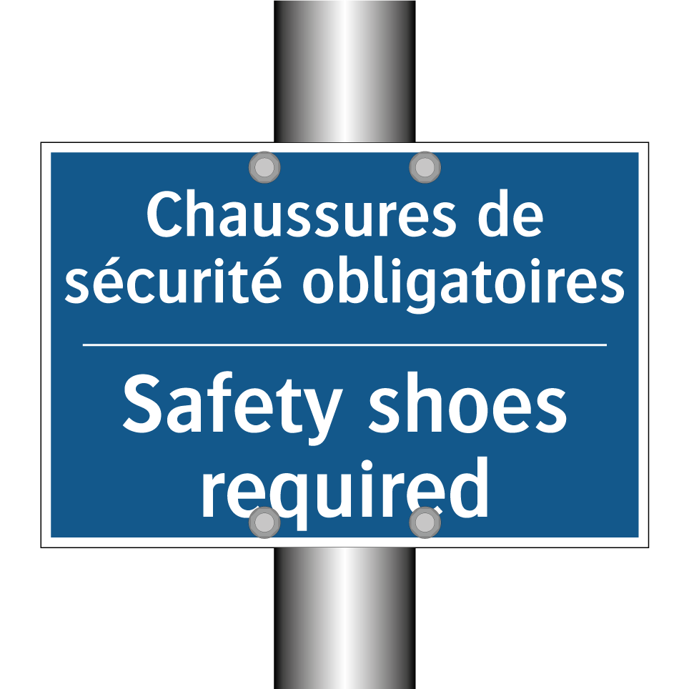 Chaussures de sécurité obligatoires /.../ - Safety shoes required