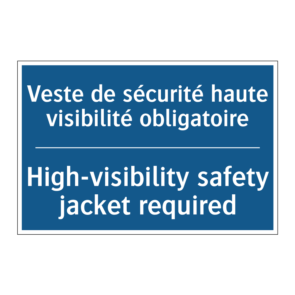 Veste de sécurité haute visibilité /.../ - High-visibility safety jacket /.../