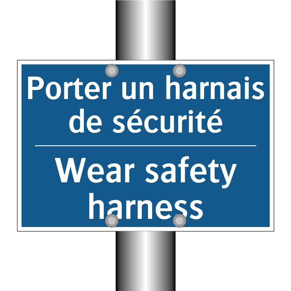 Porter un harnais de sécurité - Wear safety harness