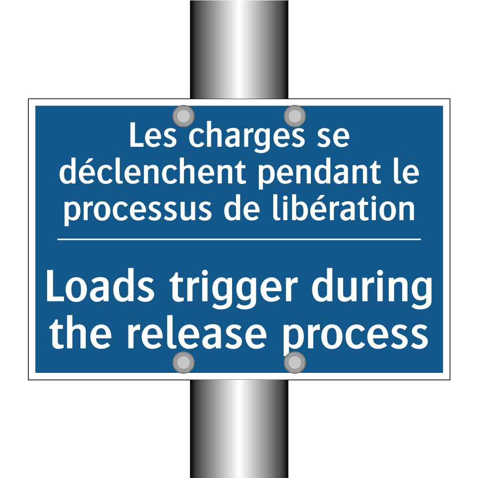Les charges se déclenchent pendant /.../ - Loads trigger during the release /.../