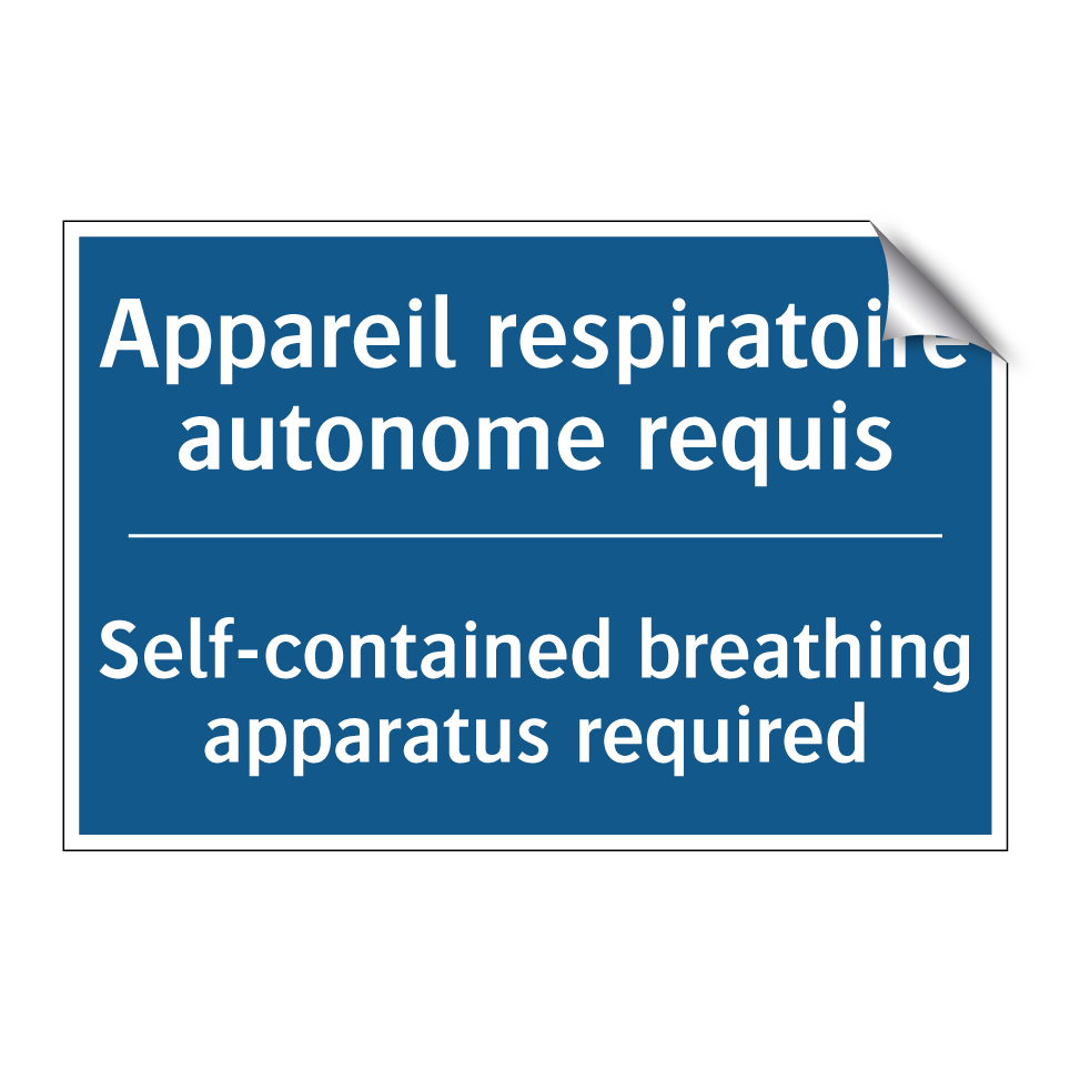 Appareil respiratoire autonome /.../ - Self-contained breathing apparatus /.../