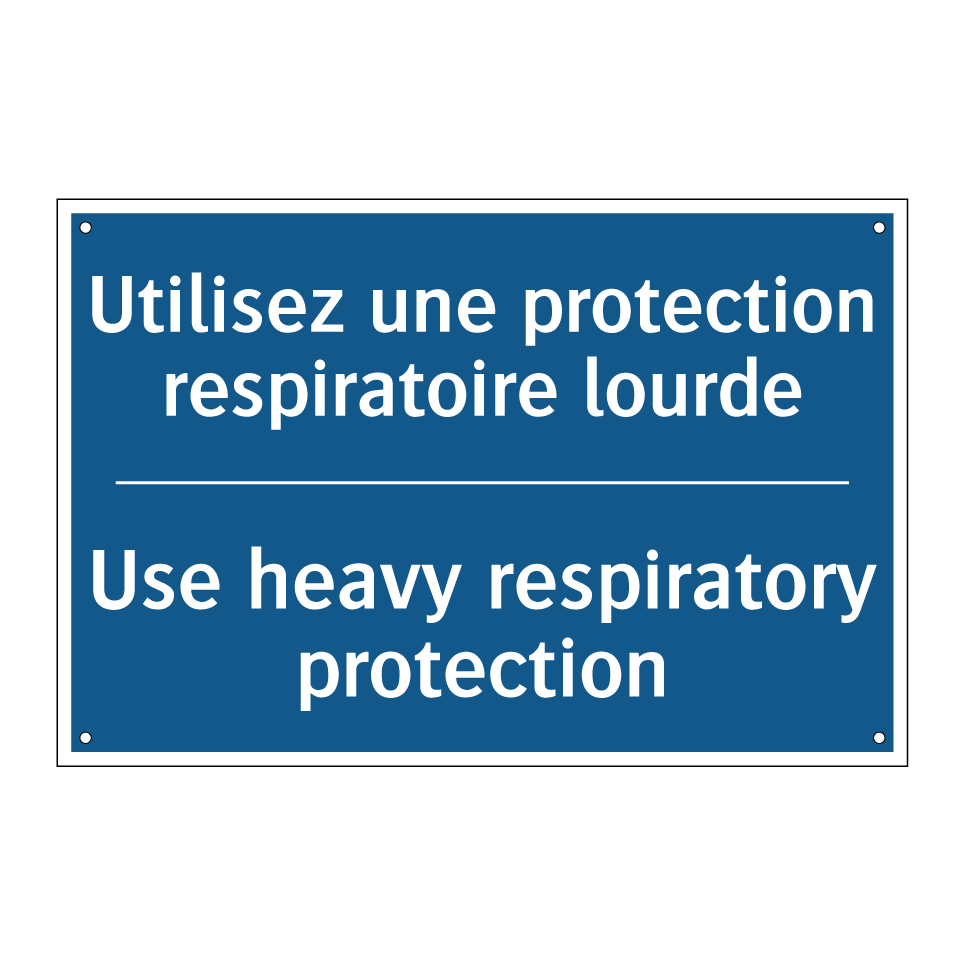 Utilisez une protection respiratoire /.../ - Use heavy respiratory protection /.../