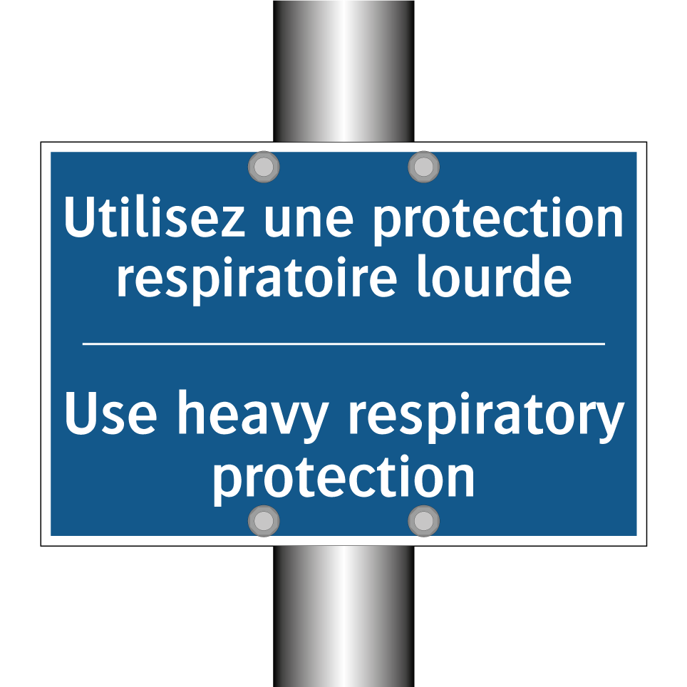 Utilisez une protection respiratoire /.../ - Use heavy respiratory protection /.../