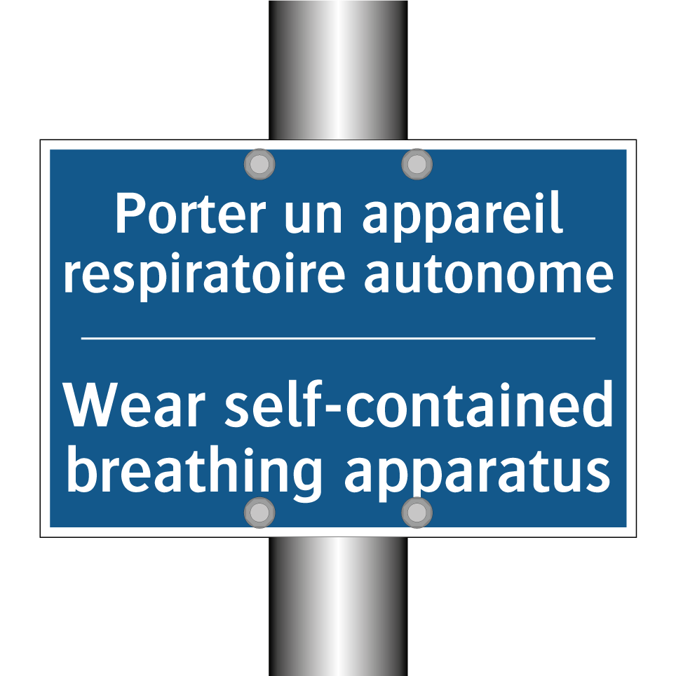 Porter un appareil respiratoire /.../ - Wear self-contained breathing /.../