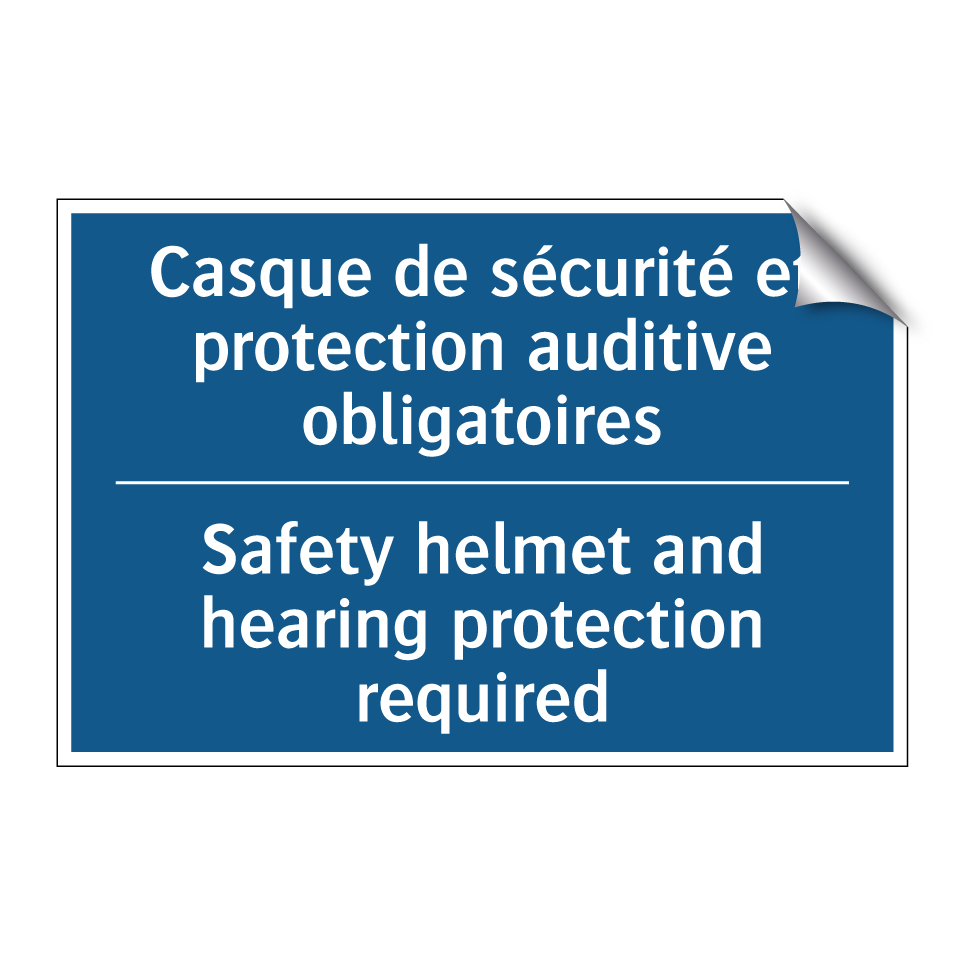Casque de sécurité et protection /.../ - Safety helmet and hearing protection /.../
