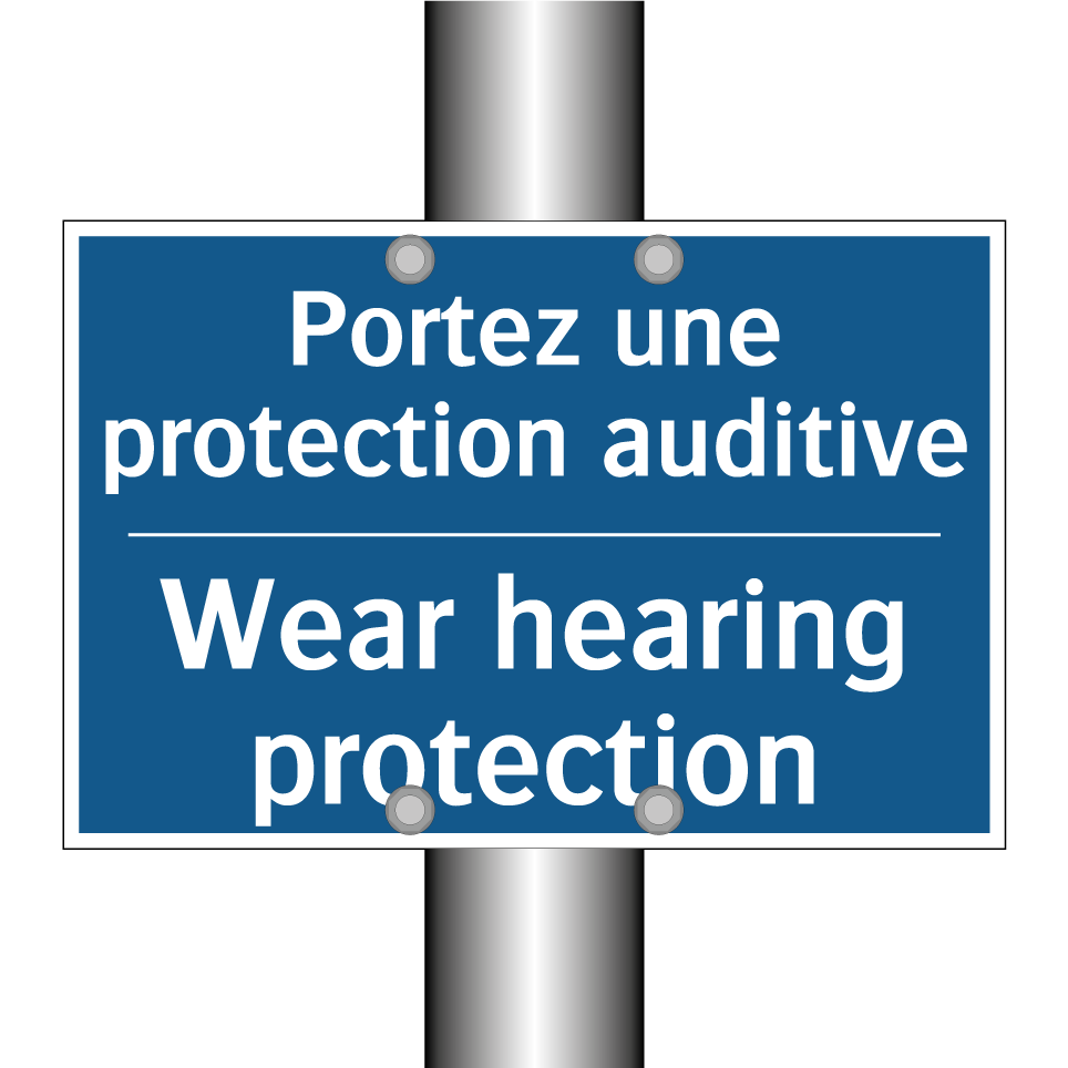 Portez une protection auditive - Wear hearing protection