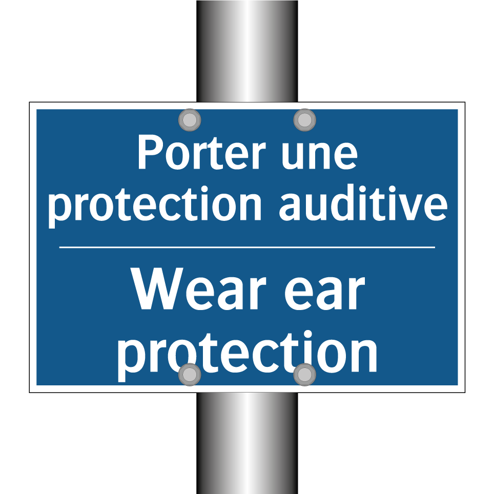 Porter une protection auditive - Wear ear protection