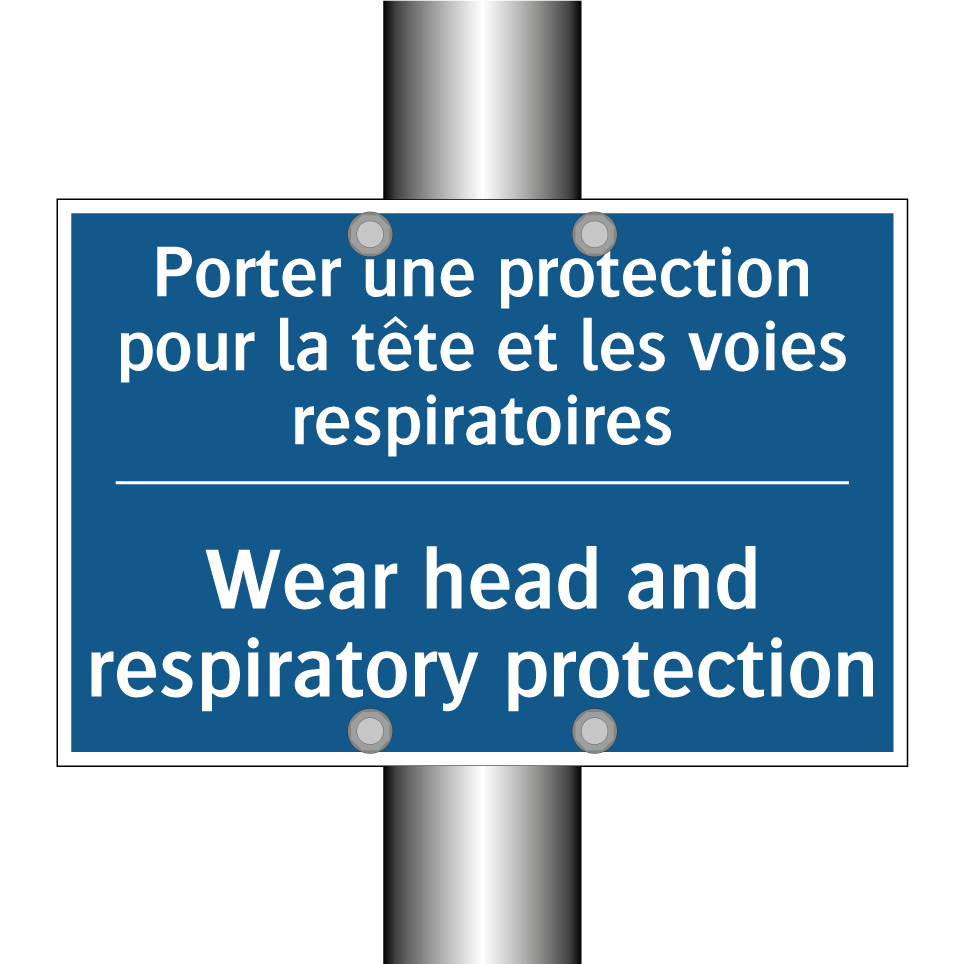 Porter une protection pour la /.../ - Wear head and respiratory protection /.../