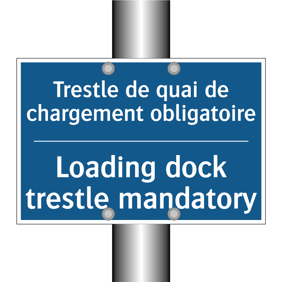 Trestle de quai de chargement /.../ - Loading dock trestle mandatory