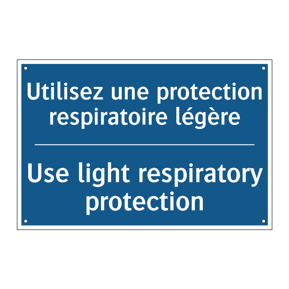 Utilisez une protection respiratoire /.../ - Use light respiratory protection /.../