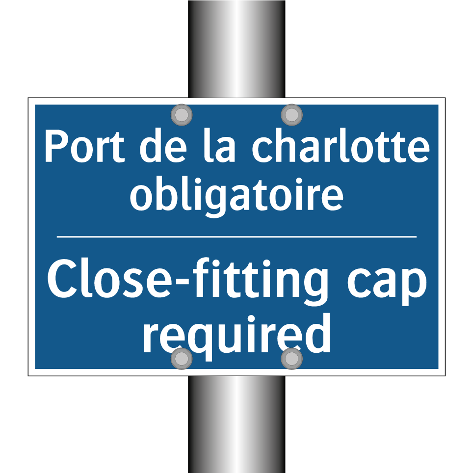 Port de la charlotte obligatoire /.../ - Close-fitting cap required