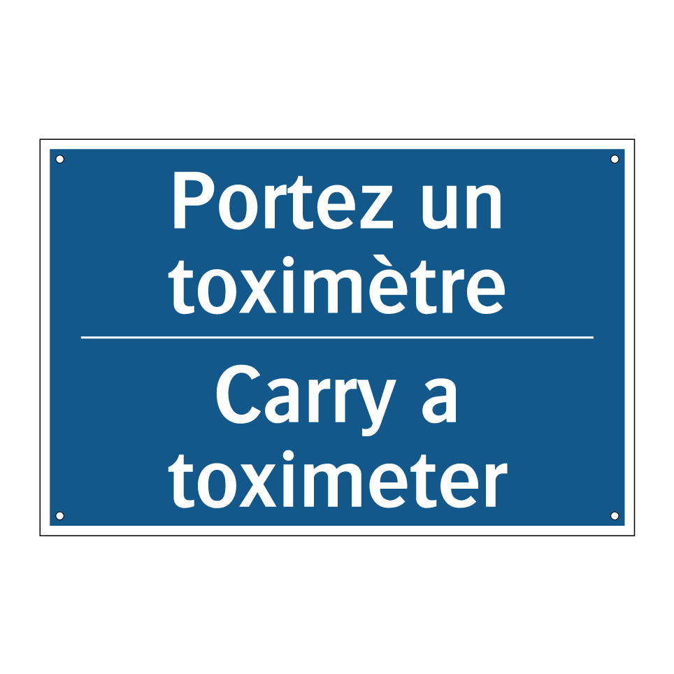 Portez un toximètre - Carry a toximeter