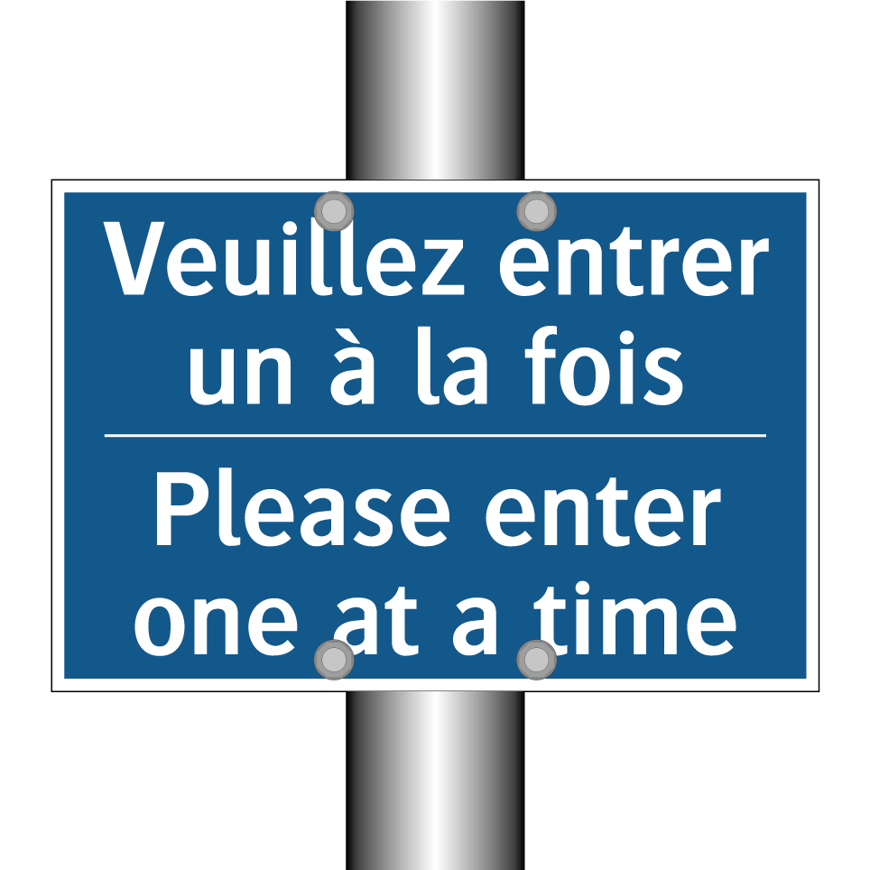 Veuillez entrer un à la fois - Please enter one at a time