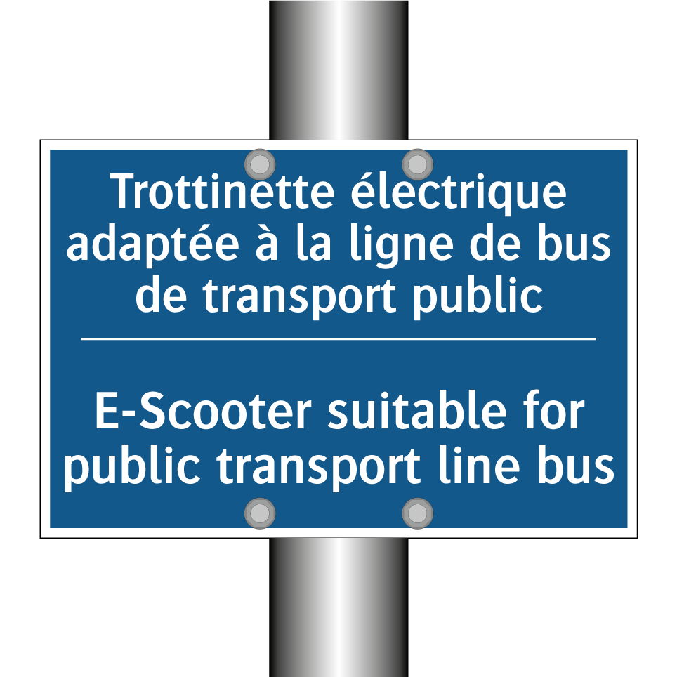 Trottinette électrique adaptée /.../ - E-Scooter suitable for public /.../