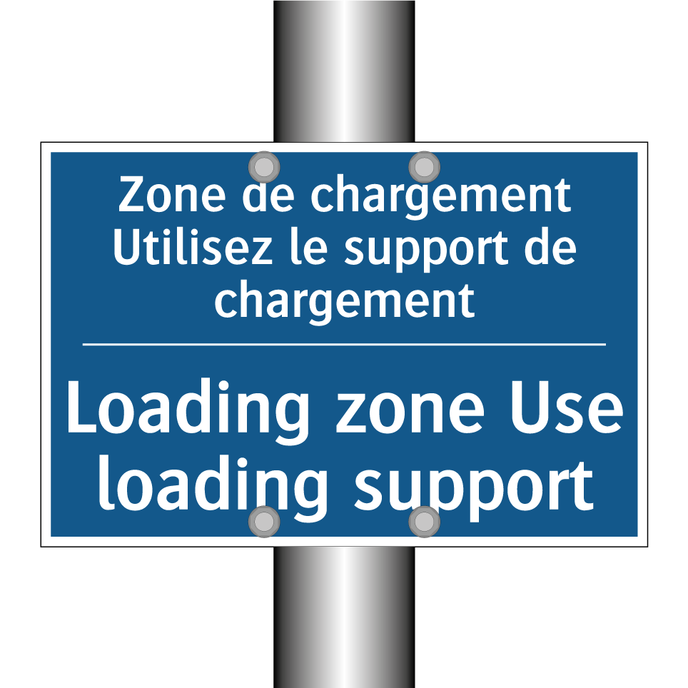 Zone de chargement Utilisez le /.../ - Loading zone Use loading support /.../