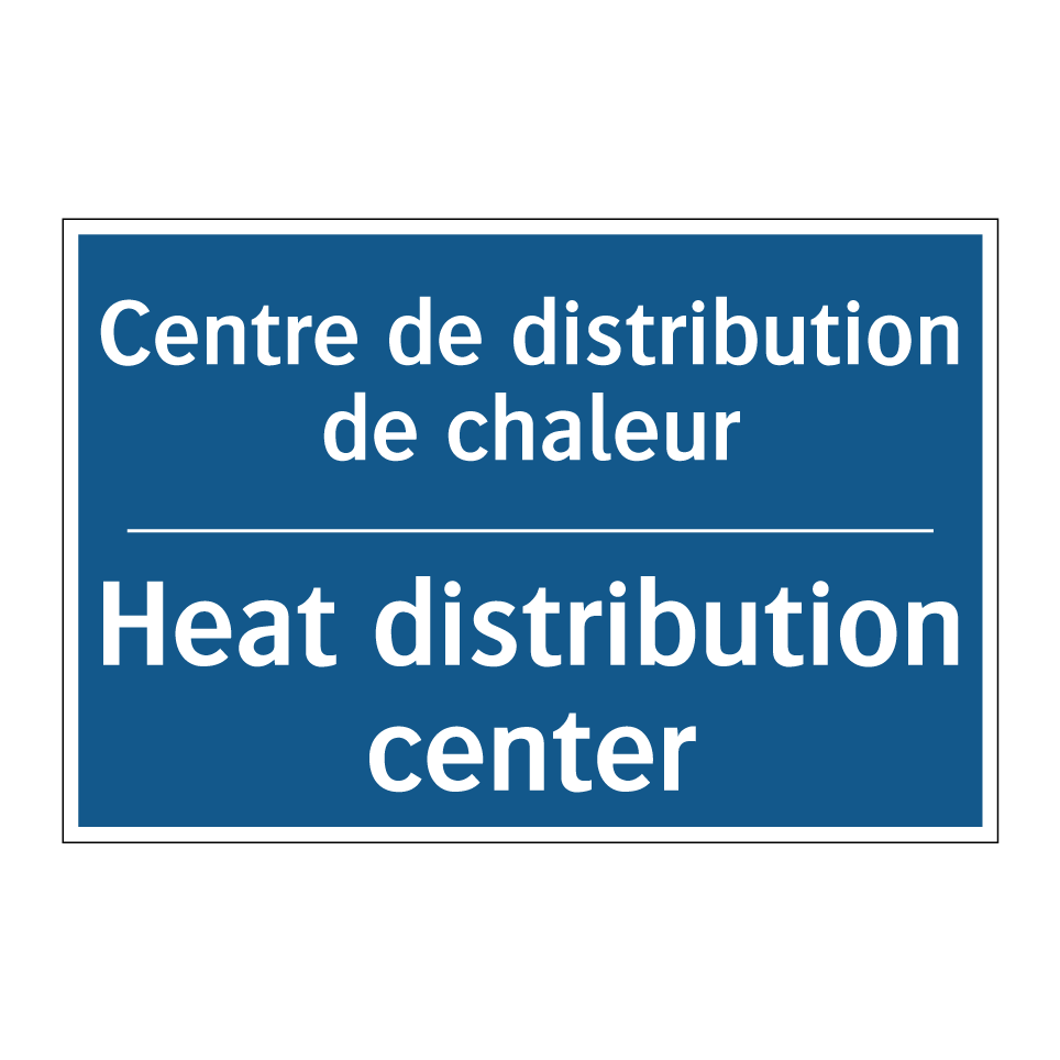 Centre de distribution de chaleur /.../ - Heat distribution center