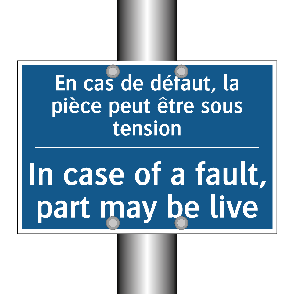 En cas de défaut, la pièce peut /.../ - In case of a fault, part may be /.../