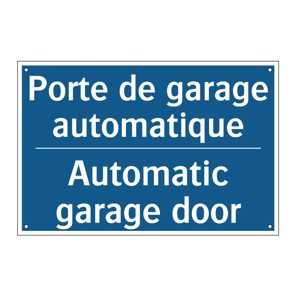 Porte de garage automatique - Automatic garage door
