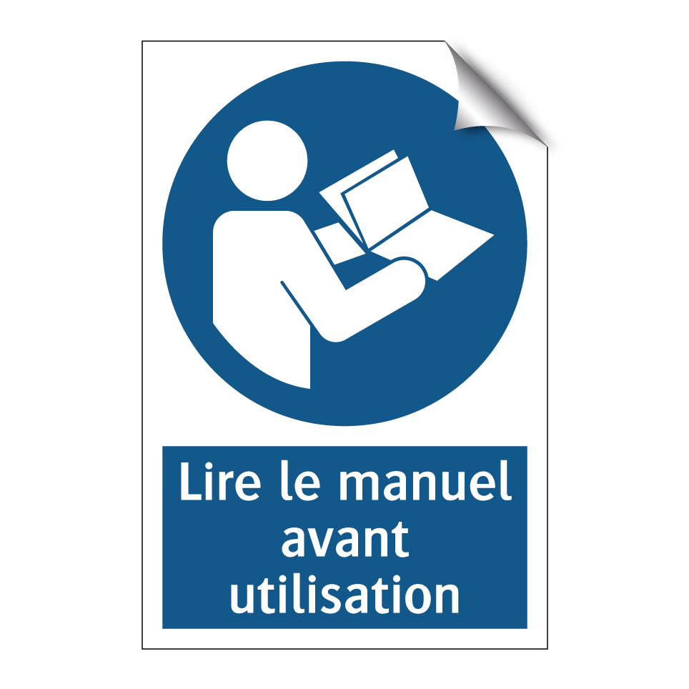 Lire le manuel avant utilisation