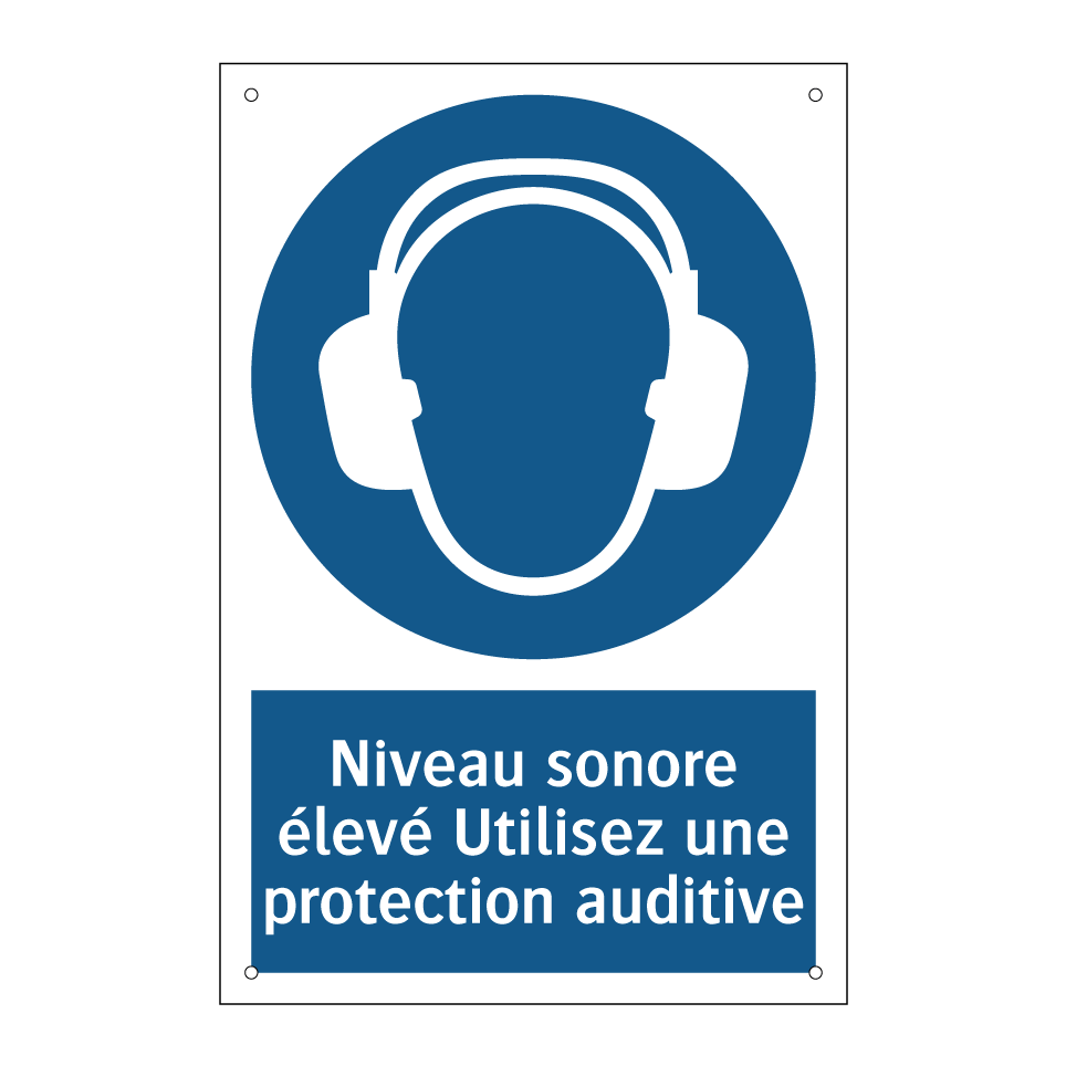 Niveau sonore élevé Utilisez une protection auditive