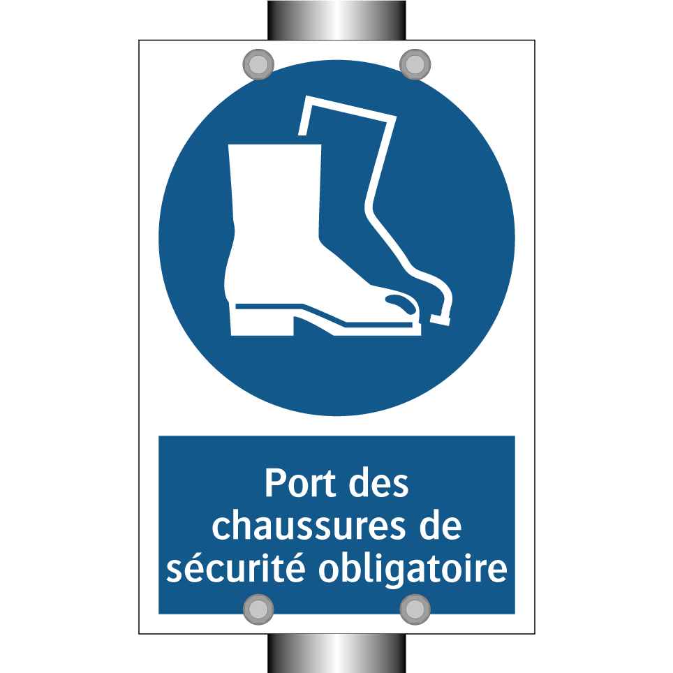 Port des chaussures de sécurité obligatoire
