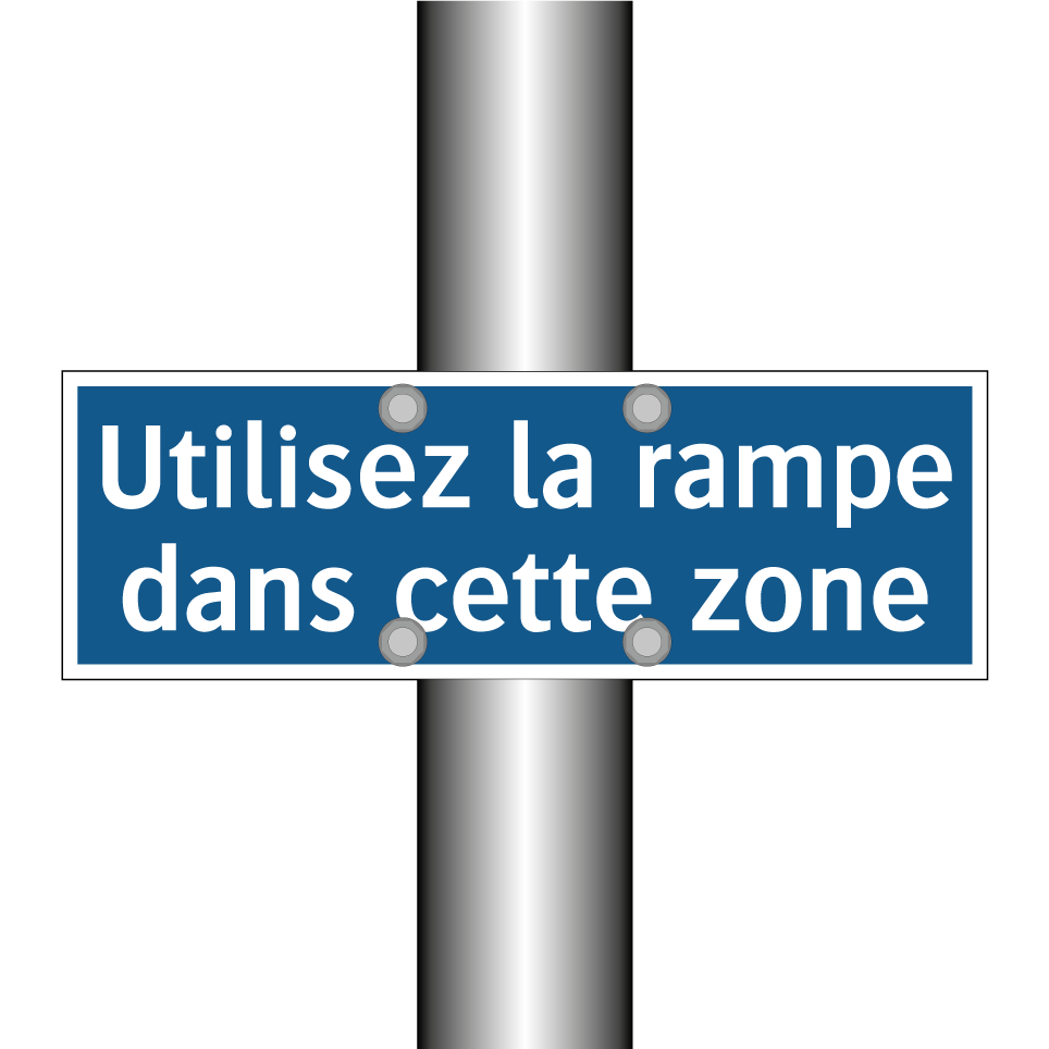 Utilisez la rampe dans cette zone