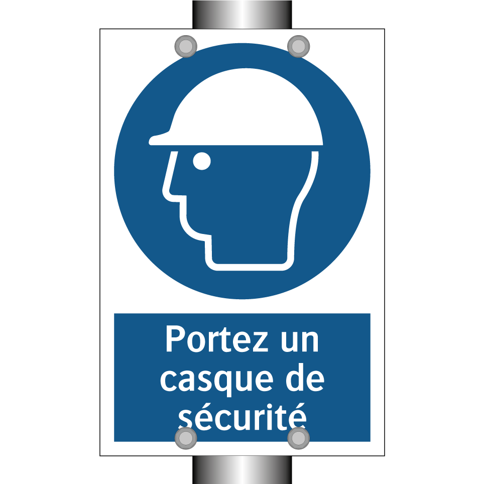 Portez un casque de sécurité