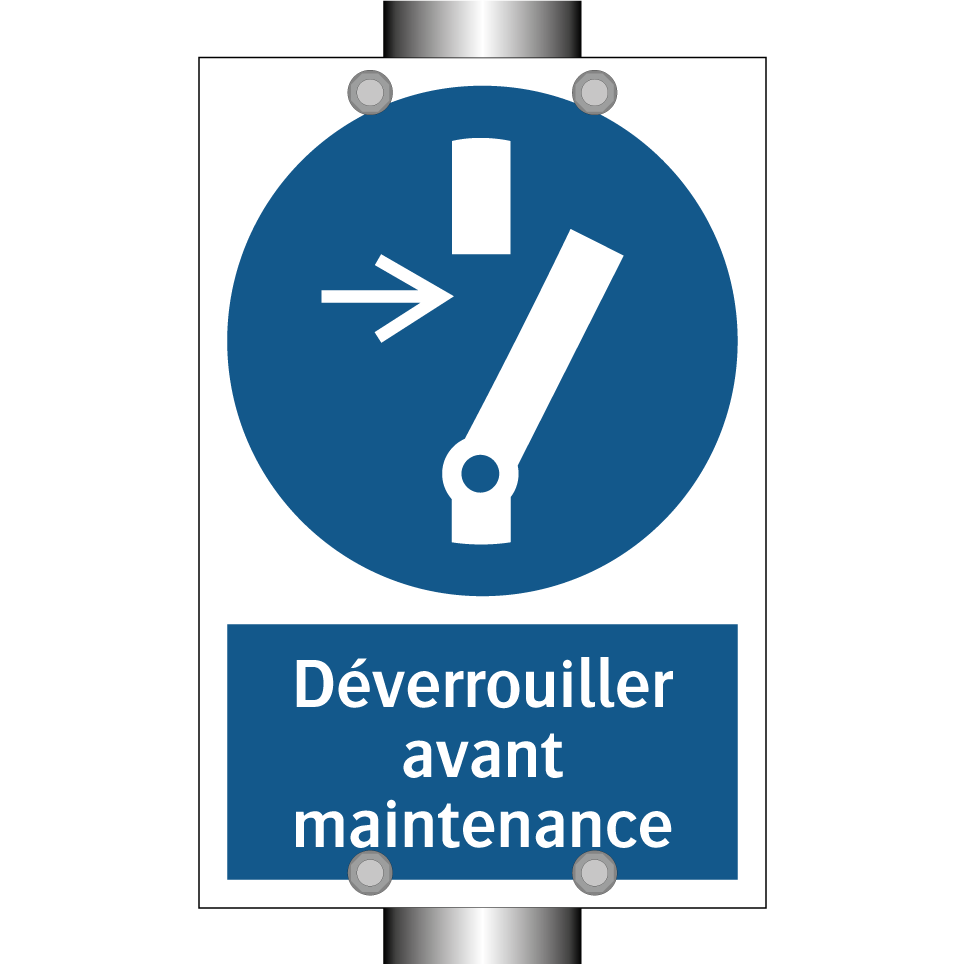 Déverrouiller avant maintenance