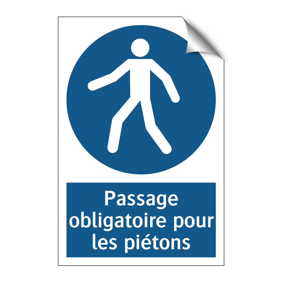Passage obligatoire pour les piétons
