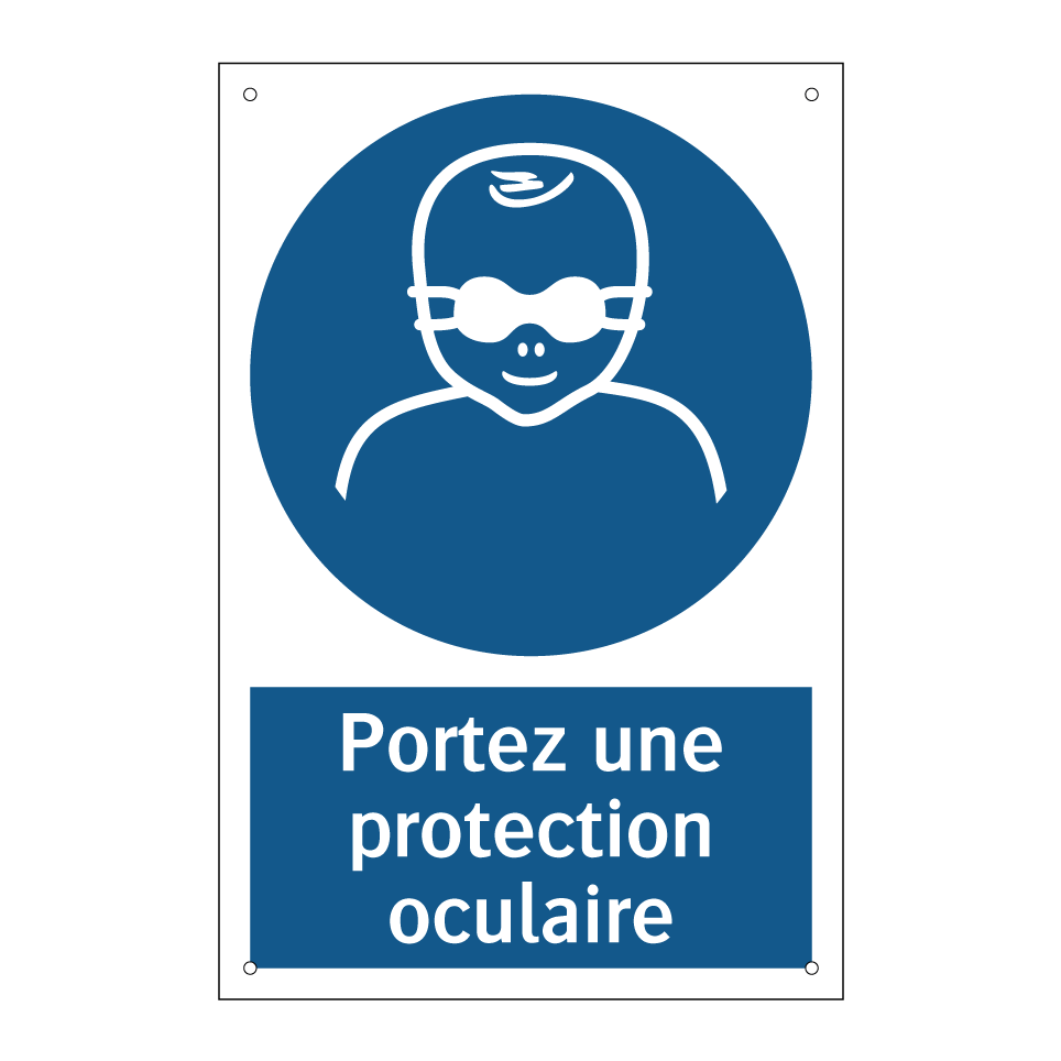 Portez une protection oculaire