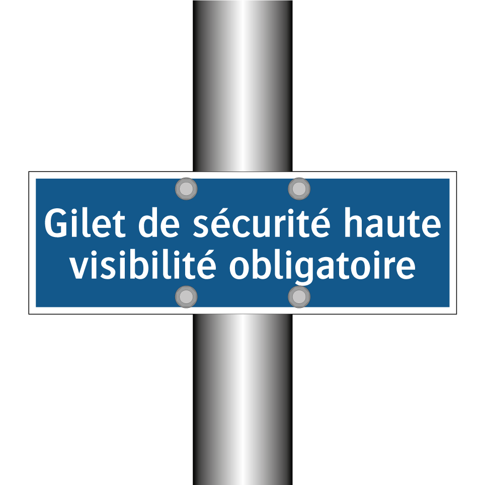 Gilet de sécurité haute visibilité obligatoire
