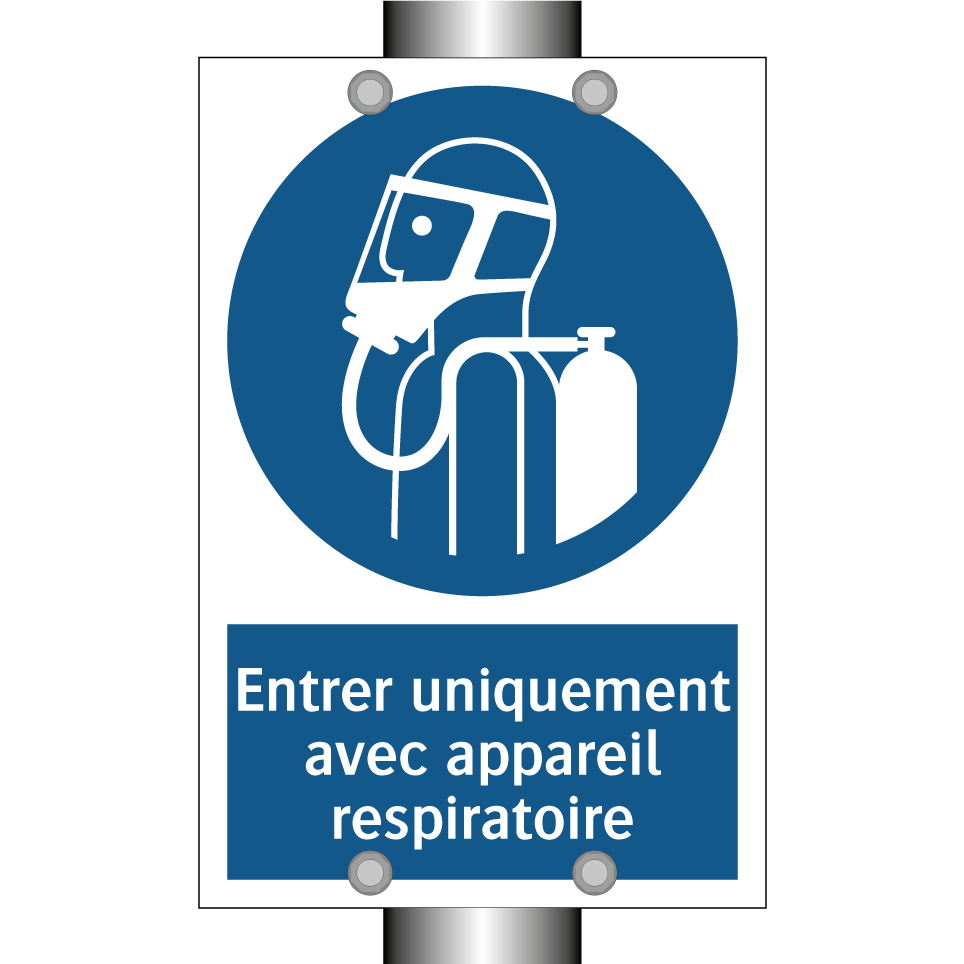 Entrer uniquement avec appareil respiratoire