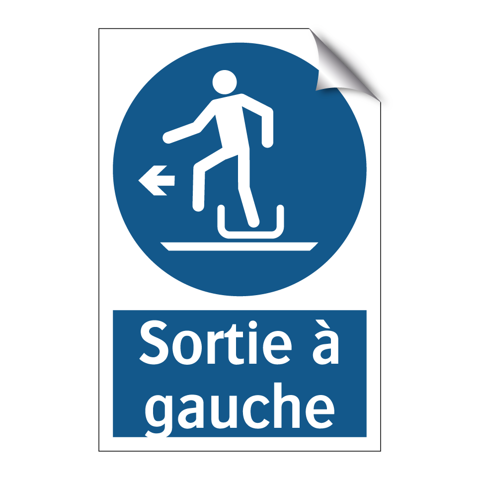 Sortie à gauche