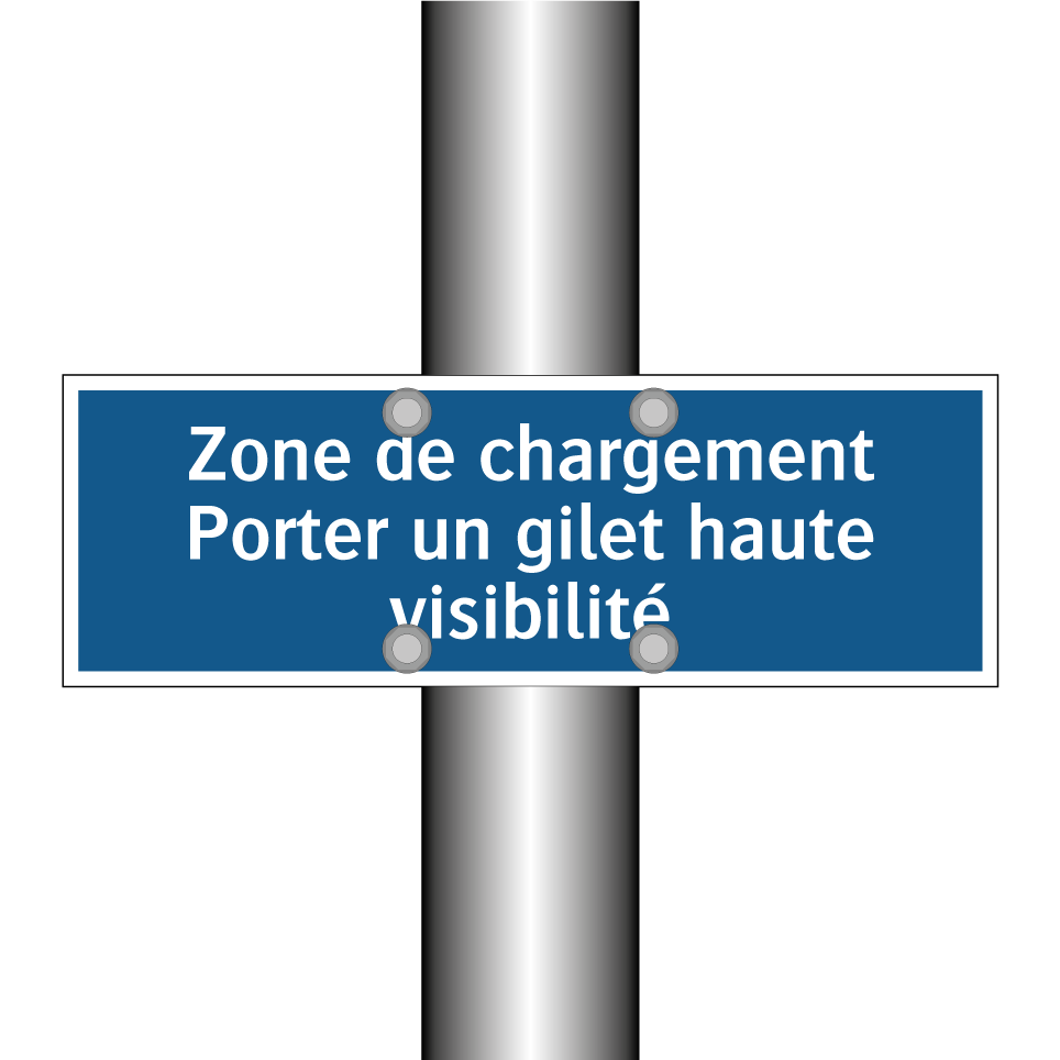 Zone de chargement Porter un gilet haute visibilité