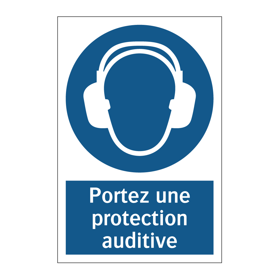 Portez une protection auditive