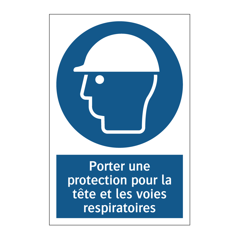Porter une protection pour la tête et les voies respiratoires