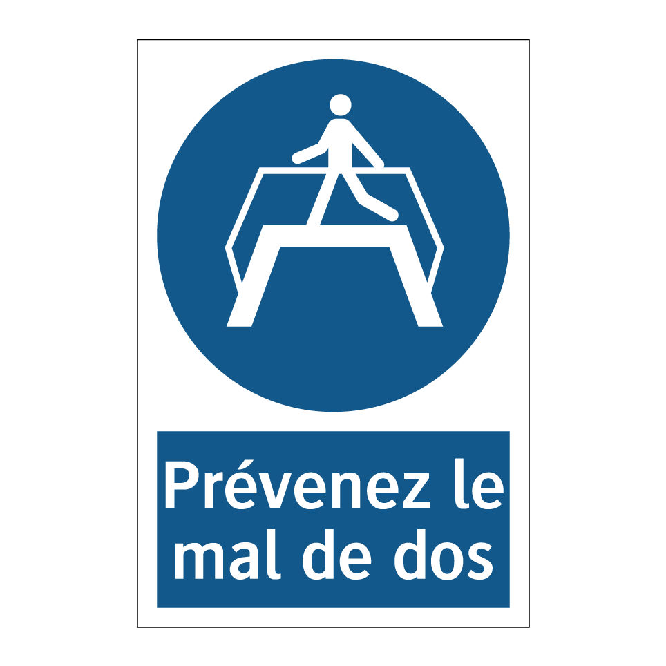 Prévenez le mal de dos