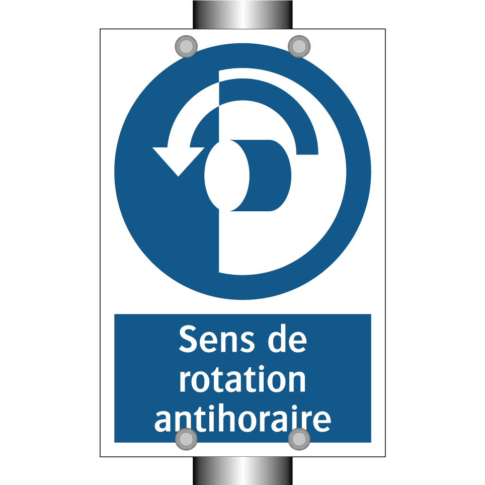 Sens de rotation antihoraire