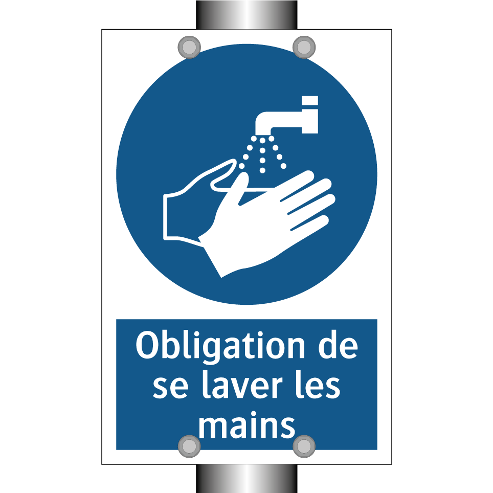 Obligation de se laver les mains