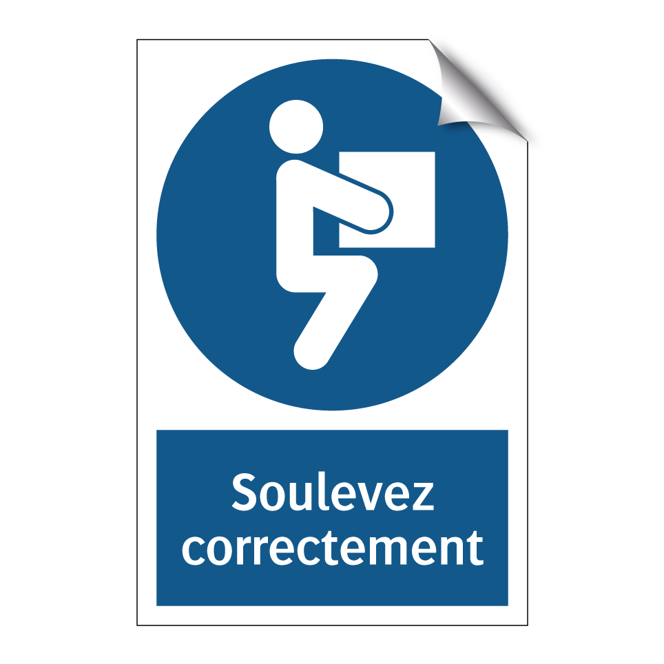 Soulevez correctement