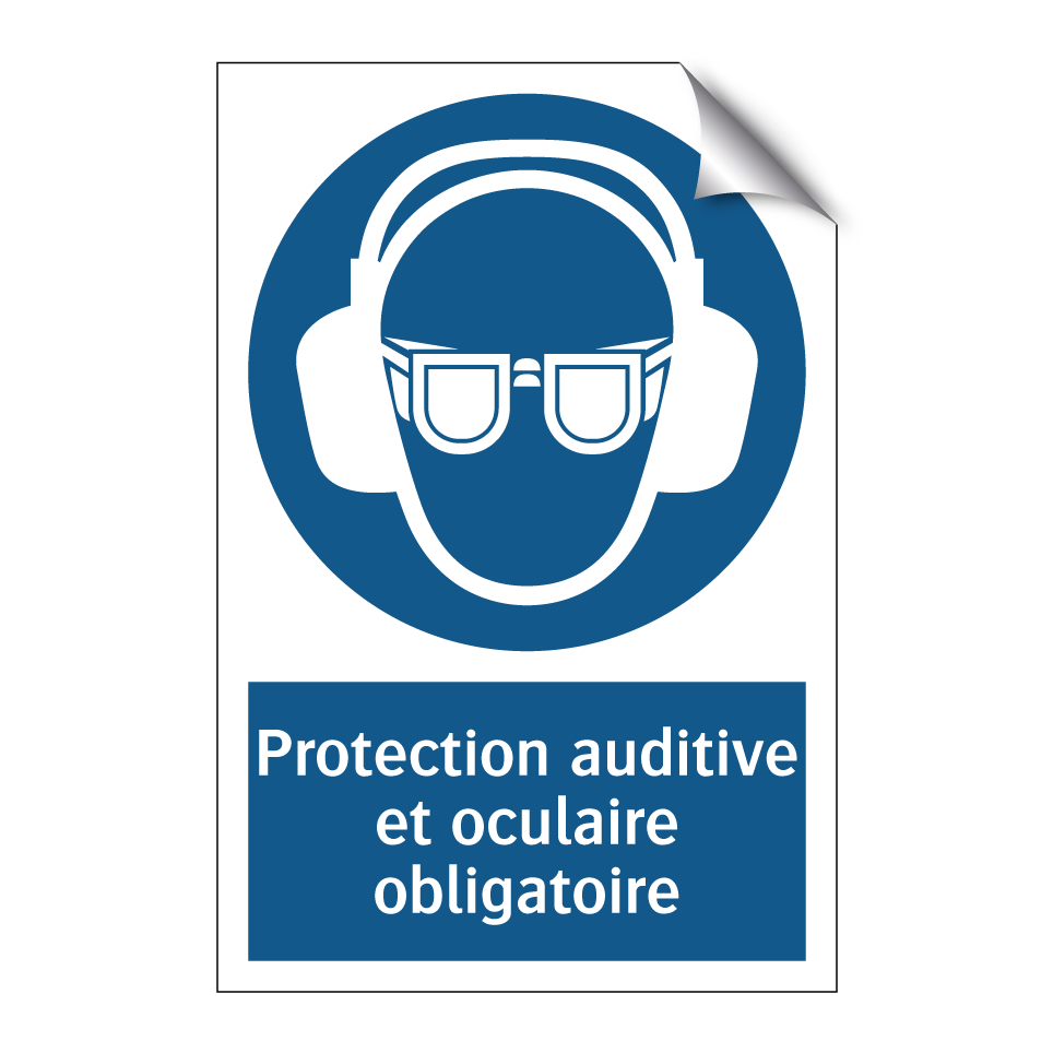 Protection auditive et oculaire obligatoire